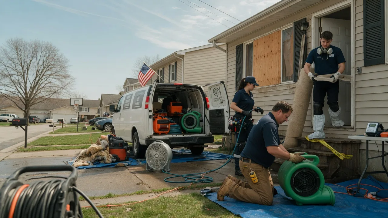 Water Damage Restoration in Roxana, IL near me
